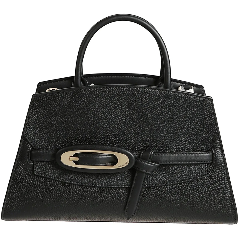 MICHAEL Michael Kors Tote Medium Cornelia Buckle Satchel Bag Black schwarz