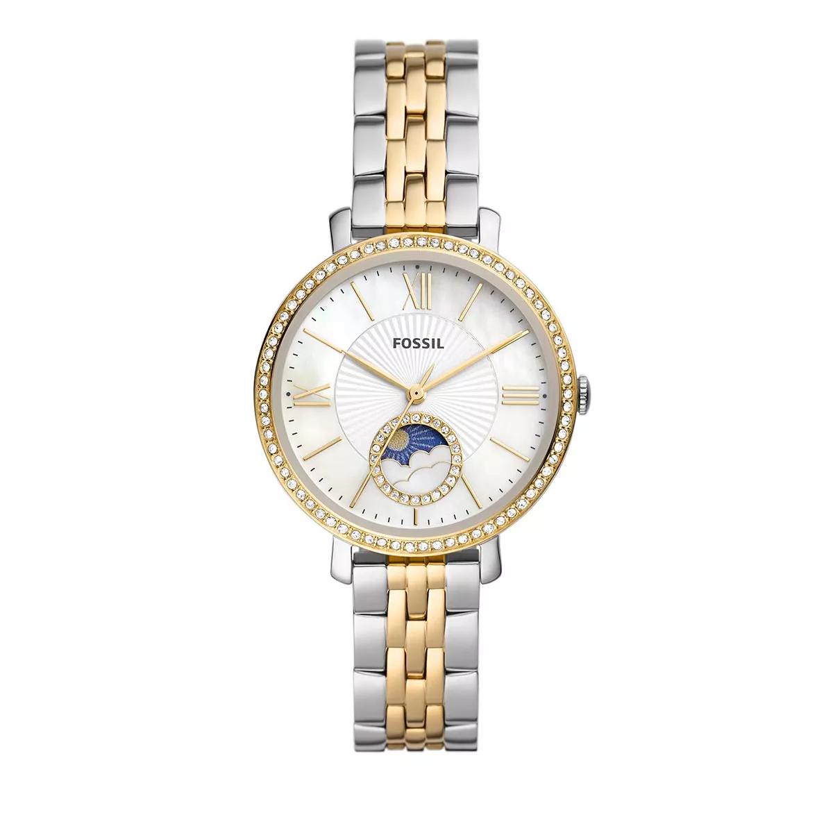 Fossil Uhr - Jacqueline Multifunction Two-Tone Stainless Steel - Gr. unisize - in Mehrfarbig - für Damen