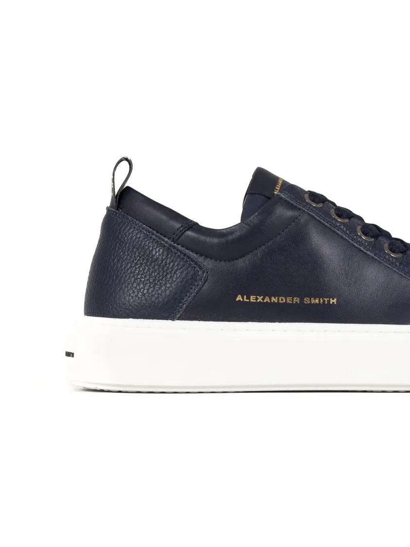Thumbnail - Alexander Smith Low-Top Sneaker - Casual Blue Cow Leather Sneakers - Gr. 42 (EU) - in Weiß - für Damen
