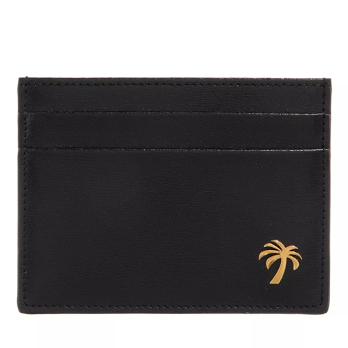 Palm Angels Palm Beach Card Holder   Black Gold Porta carte di credito