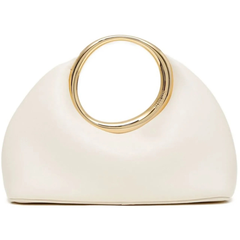 Jacquemus Clutch Bags Ivory weiß