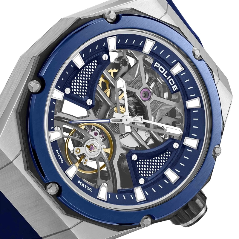 Police Automatikuhr Automatikuhr Dayton blau(Image 3)