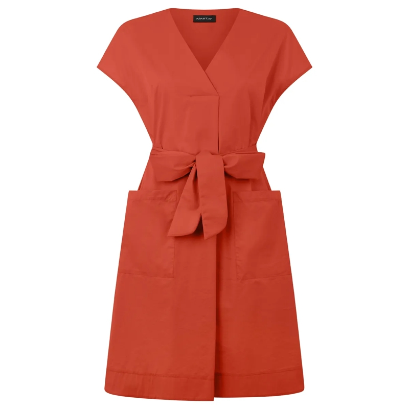 Apart Midikleid Kleid orange