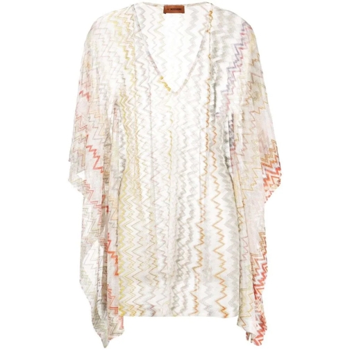 Missoni Tunika/Kaftan Sheer Zigzag Print Tunic Multicolor