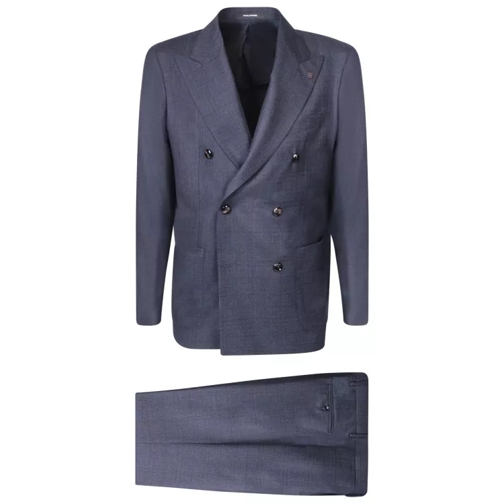 Tagliatore Blue Two-piece Suit Blue 