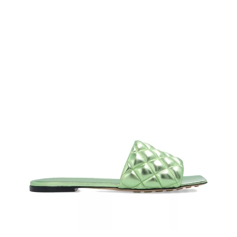 Bottega Veneta Slipper Padded Sandals Green
