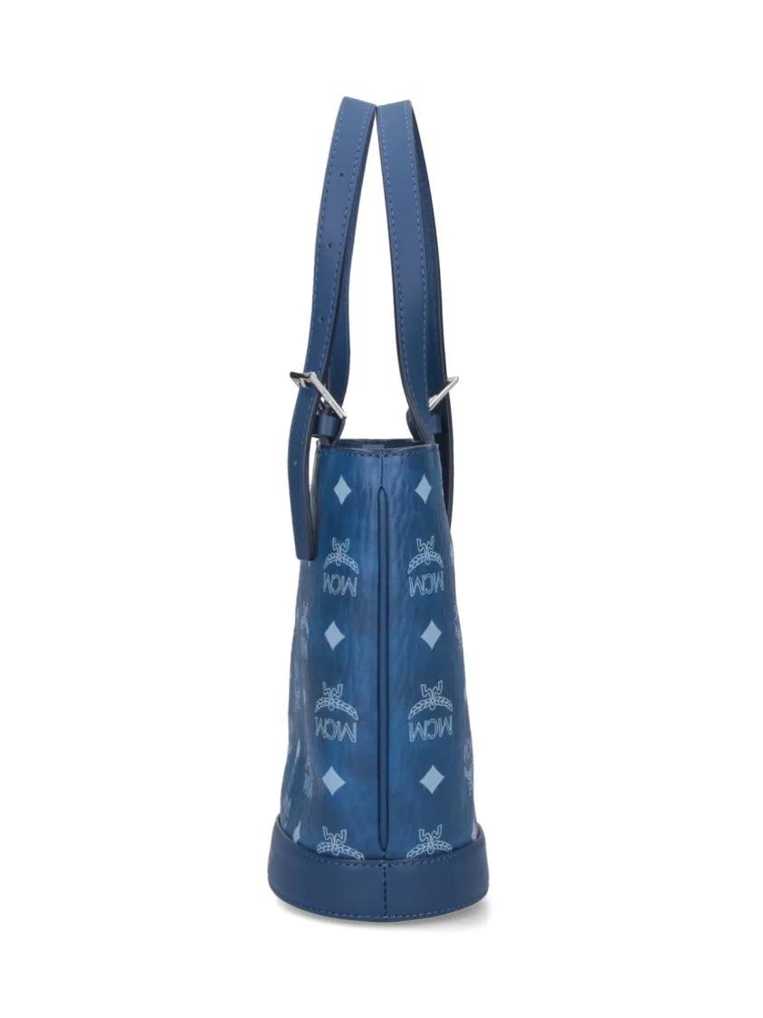 Thumbnail - MCM Beuteltaschen - Bucket Bag "Aren" – Blue - Gr. unisize - in Blau - für Damen