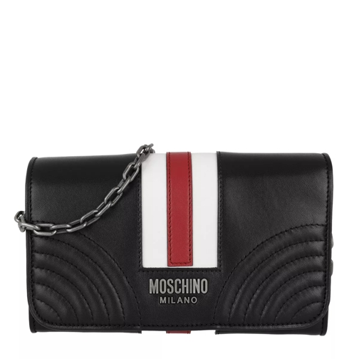 Moschino Striped Wallet on a Chain Multicolour Wallet On A Chain