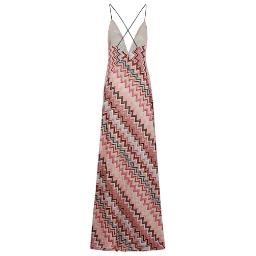 Missoni  Fitted Sleeveless Long Dress Pink