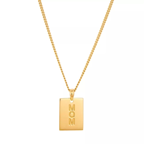 BELORO Necklace MOM gold plated  Yellow Gold Mellanlångt halsband