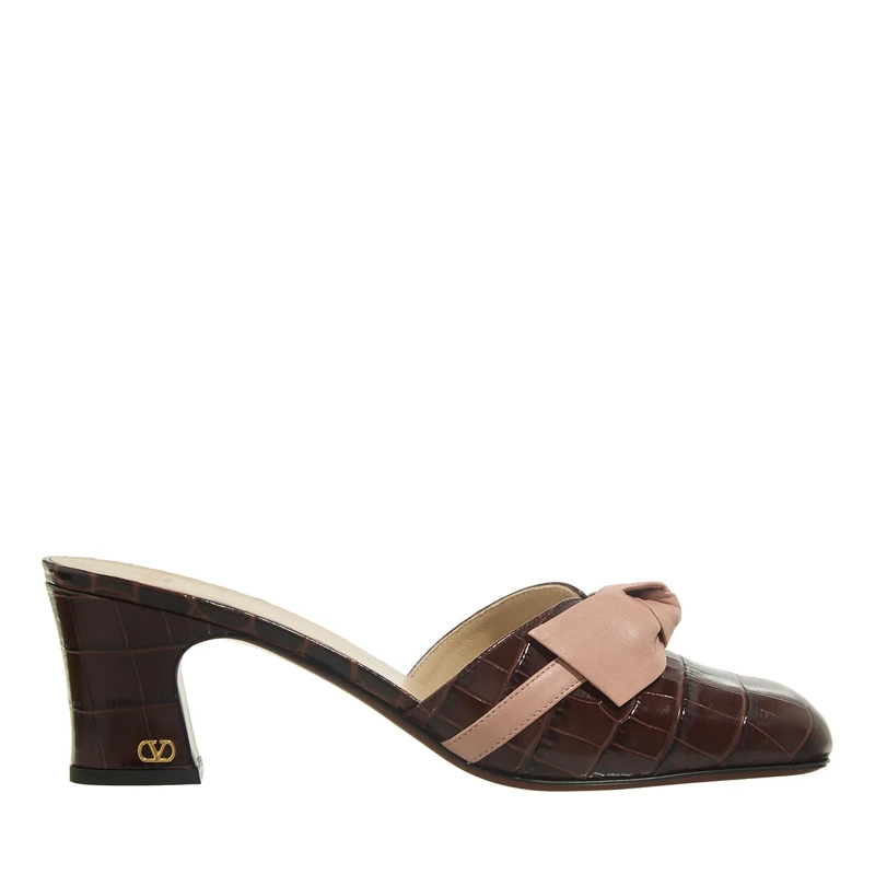 Valentino Garavani Pumps Mule Brass Logo