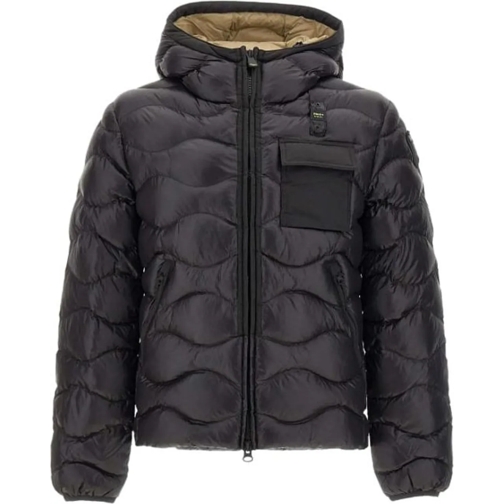 Blauer Daunenjacken Coats Black schwarz