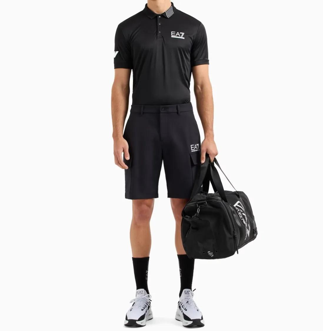 Thumbnail - Emporio Armani Koffer - Ea7 Gym Bag With Spacious Main Compartment - Gr. unisize - in Schwarz - für Damen