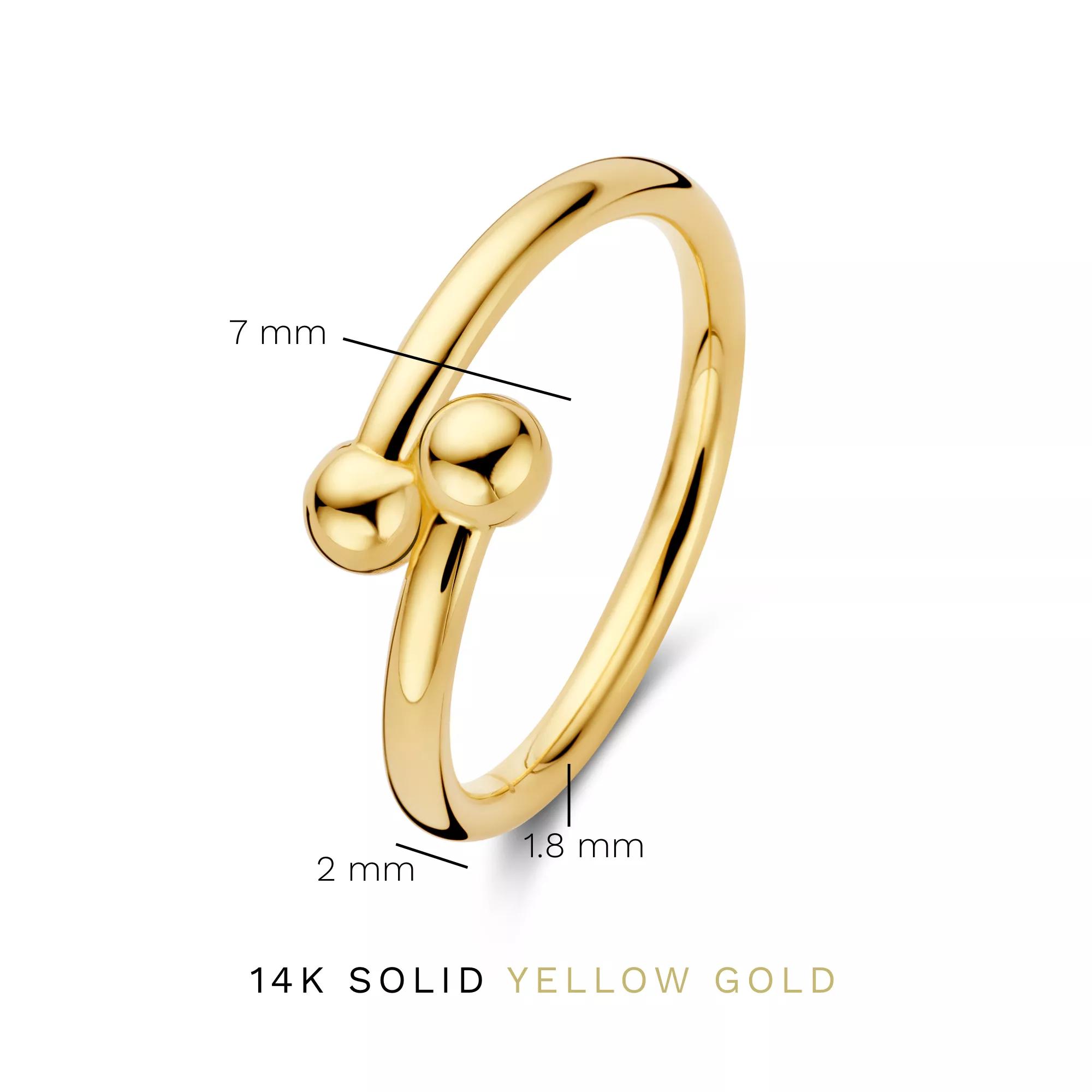 Thumbnail - Isabel Bernard Ring - Monceau Mirell 585 Gold Ring - Gr. 48 - in Gold - für Damen