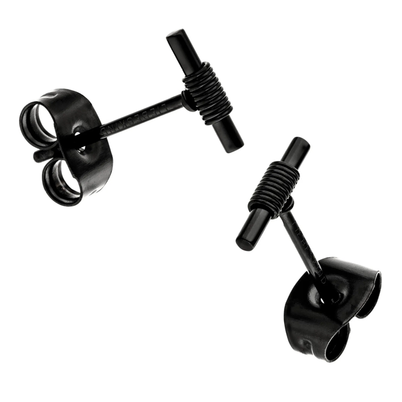 Liebeskind Berlin Ohrstecker Edelstahl Twist schwarz(Image 4)