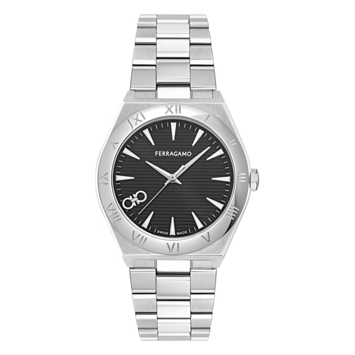 Salvatore Ferragamo Quarz-Uhr Quarz-Analoguhr Kv-Vega Upper East 40Mm-F silber