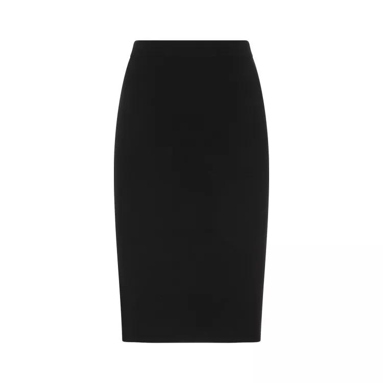 Saint Laurent - Black Wool Pencil Skirt - Größe M - black