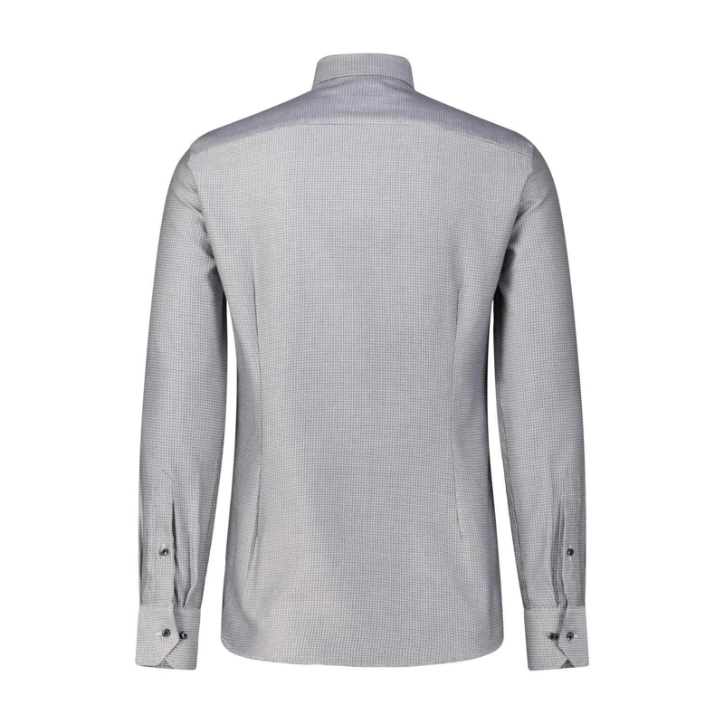 STENSTRÖMS Hemd Fein gemustertes Hemd in Slim-Fit schwarz(Image 4)