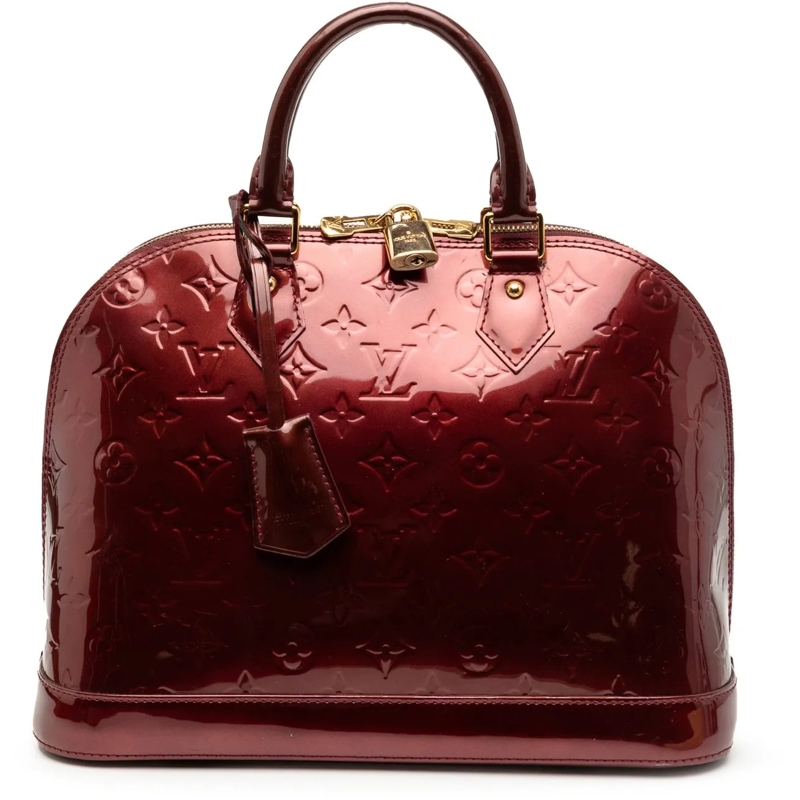 Louis Vuitton Tote Monogram Vernis Alma PM rot