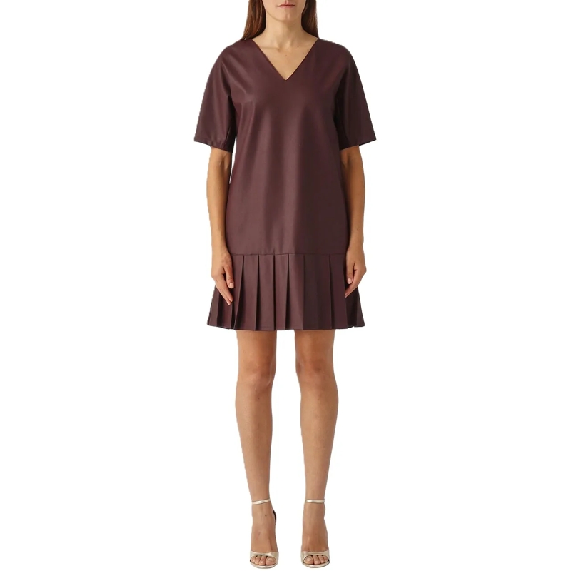 Max Mara Robe midi Dresses Bordeaux rot
