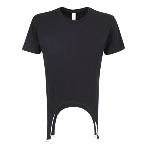 Dion Lee Black Garter T-Shirt Black 