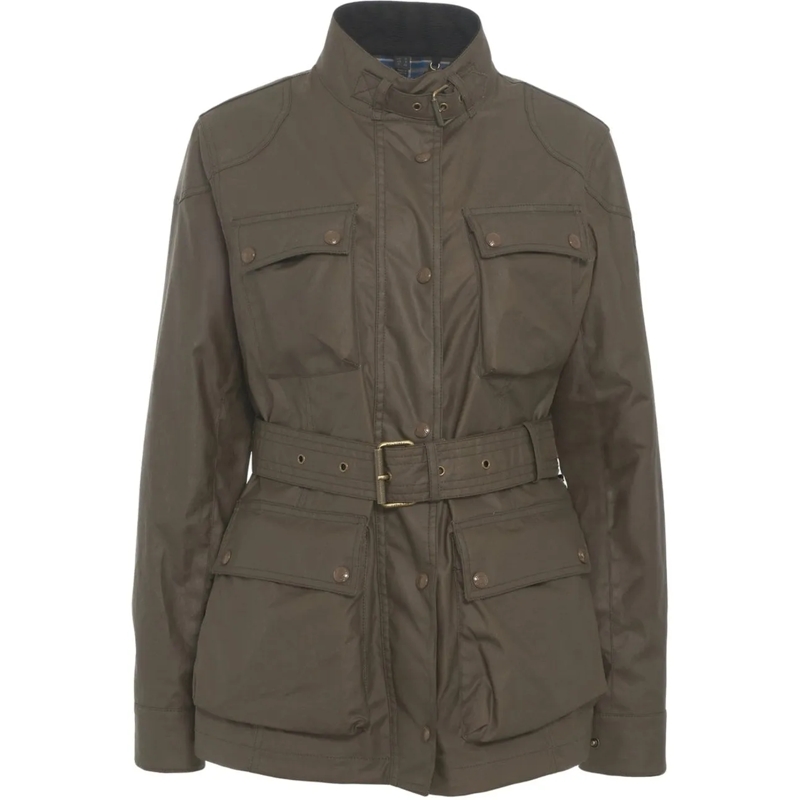 Belstaff Übergangsjacke Waxed Jacket 'Trialmaster' grün