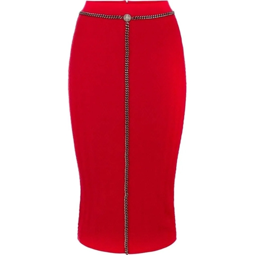 Elisabetta Franchi Midi-Röcke Skirts Red rot