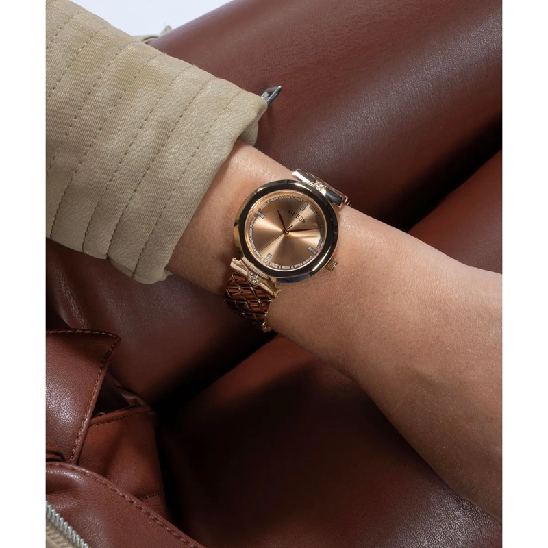 Guess Quarzuhr Quarz-Analoguhr Gd Rumour rosa(Image 6)