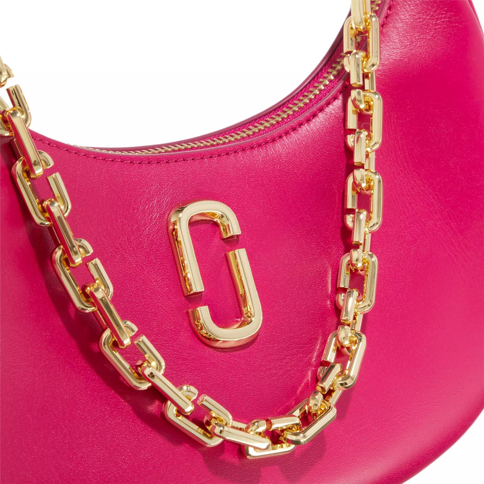 Marc Jacobs Hobo bags The Small Curve Leather Bag in roze