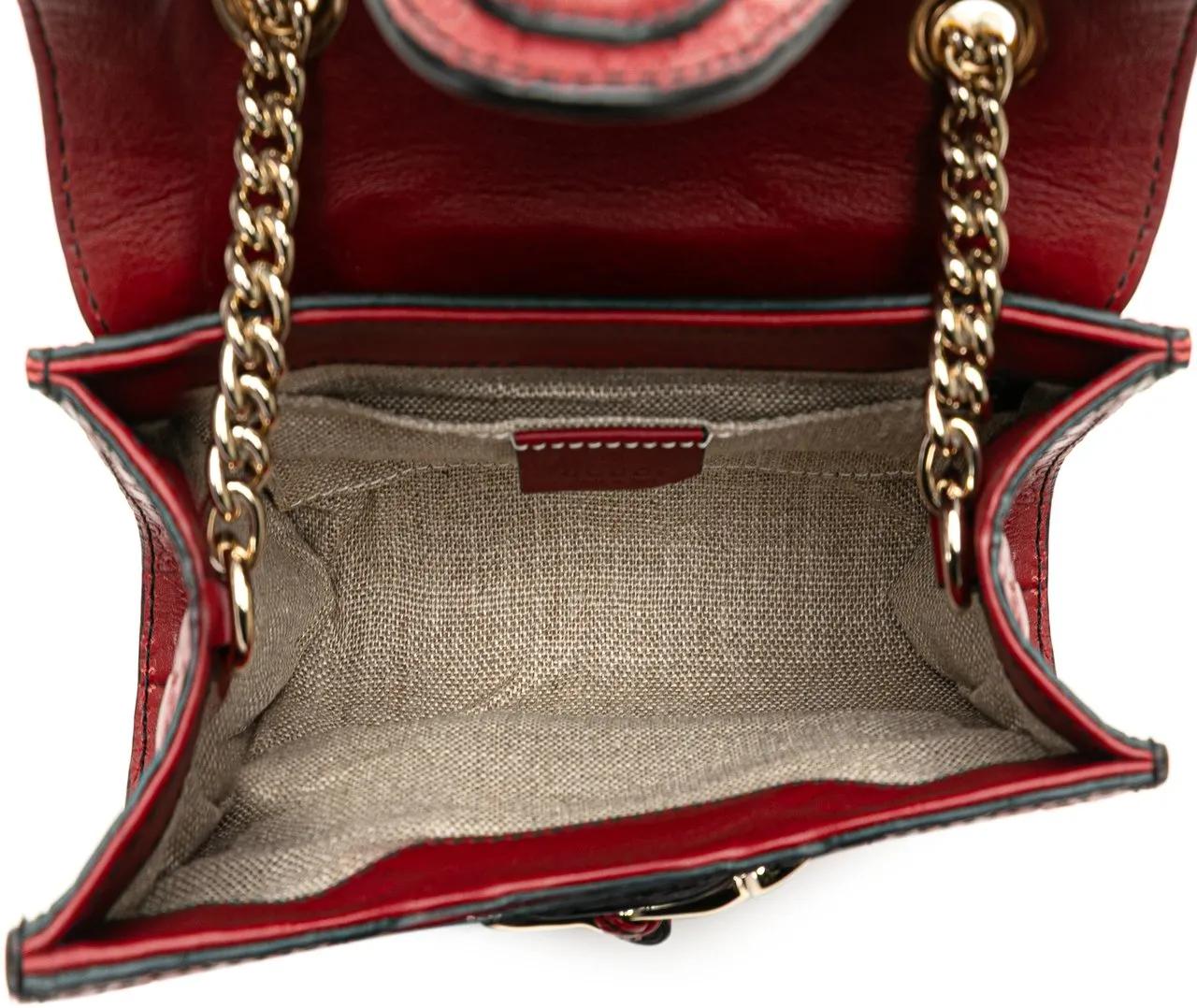 Thumbnail - Gucci Hobo Bags - 2016-2024 Mini Microguccissima Emily Crossbody - Gr. unisize - in Rot - für Damen