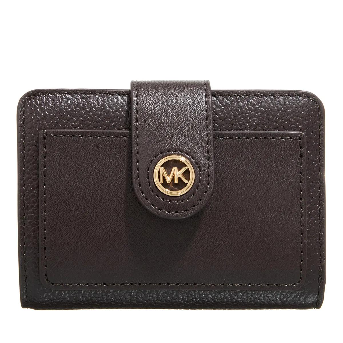 Michael Kors Portemonnaie - Mk Charm Small Tab Compact Pocket Wallet - Gr. unisize - in Braun - für Damen