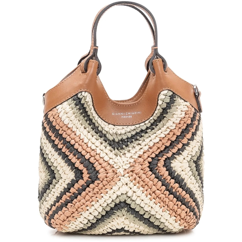 Gianni Chiarini Sac à bandoulière Borsa a Mano Dua con Trama Intrecciata Geometrica mehrfarbig