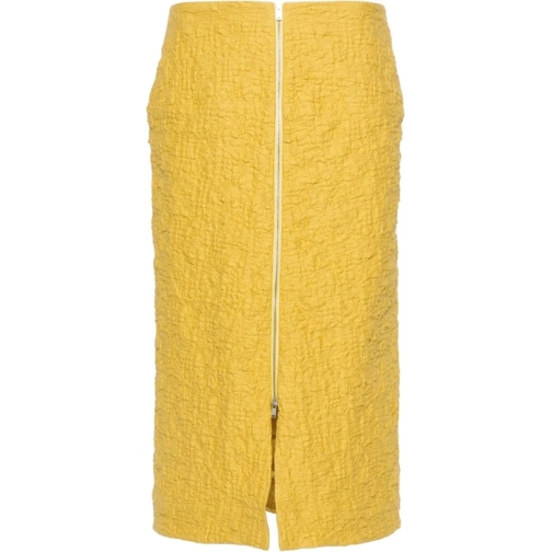 Jil Sander Midi-Röcke Skirt - Yellow gelb