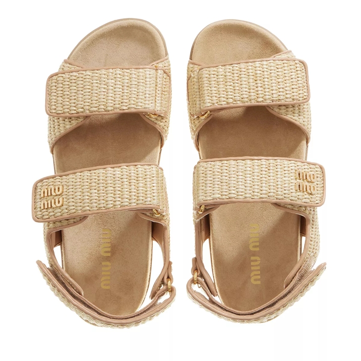 Miu Miu Women Sandal Beige | Sandale