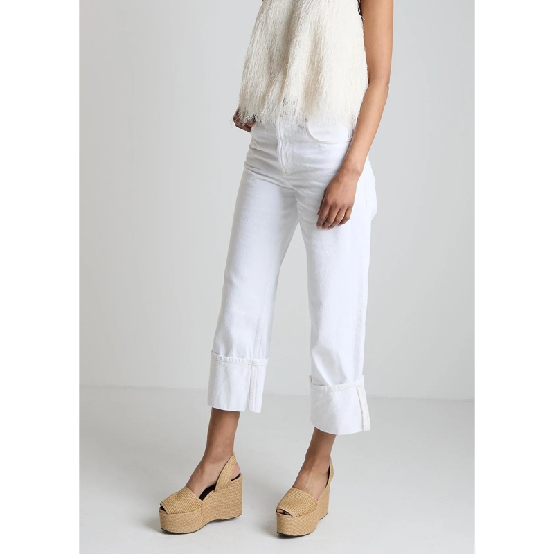 Alaia Sandaletten mit Absatz Wedge Sandals Naturel(Image 3)