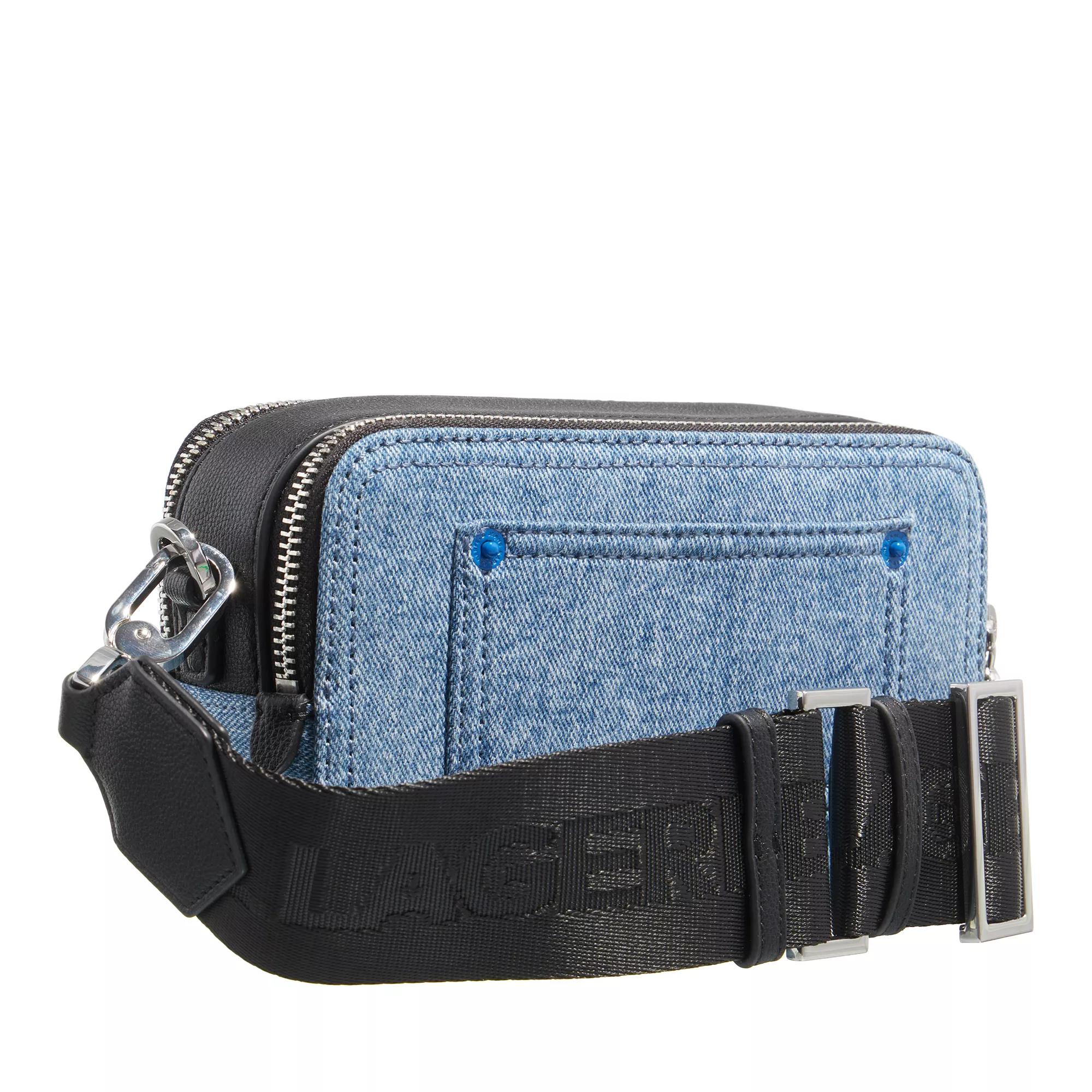 Karl Lagerfeld Jeans Crossbody bags Box Logo Camera Bag (Denim) in blauw