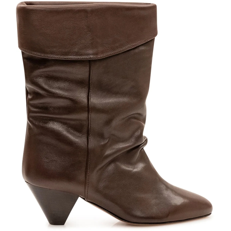Isabel Marant Bottes Stivali Dalby con Gambale Morbido braun