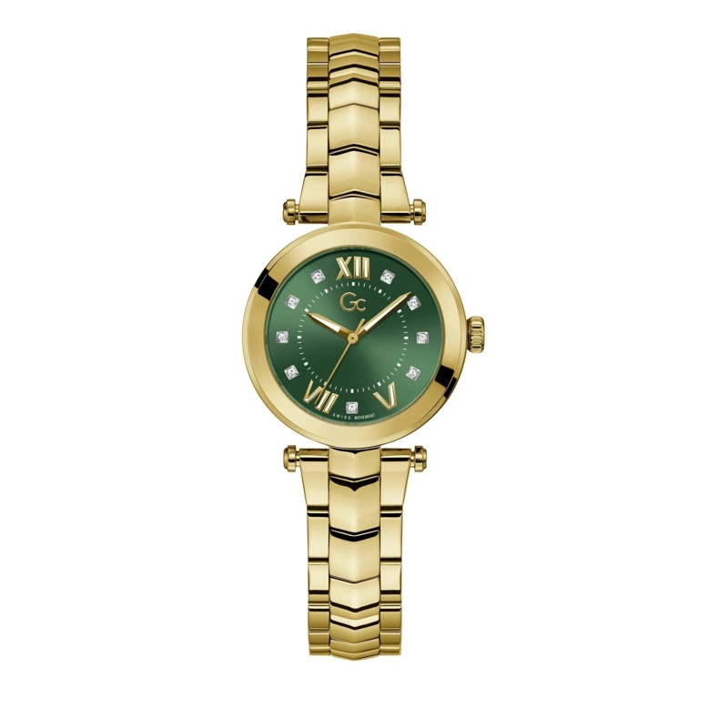 GC Quarzuhr Quarz Analog Uhr Gc Illusion gelb