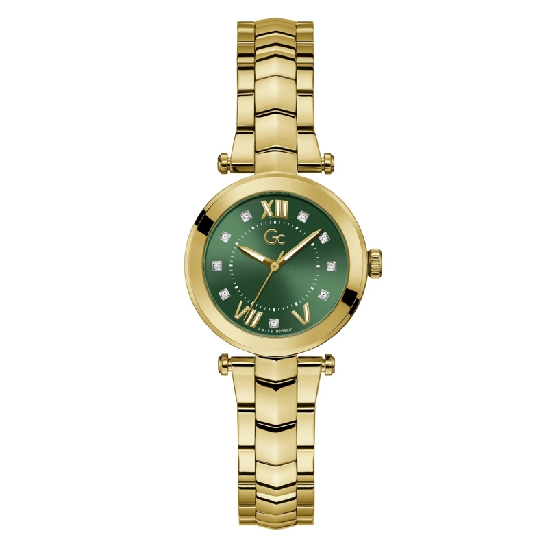 GC Automatikuhr Quarz Analog Uhr Gc Illusion gelb