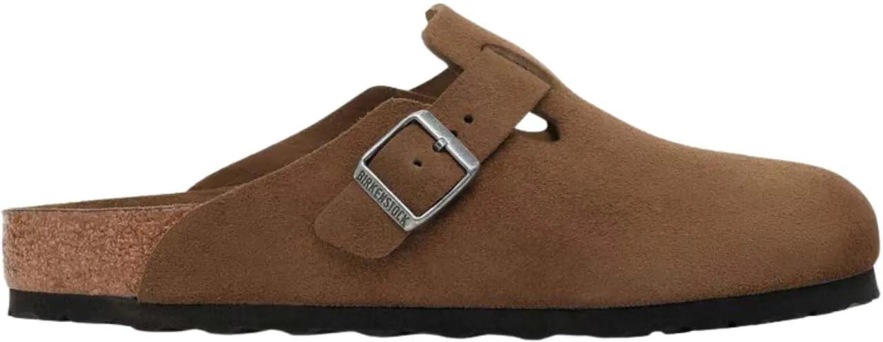 Birkenstock Sandalen - Birkenstock Boston Slippers Cognac 1030861 - Gr. 45 (EU) - in Braun - für Damen