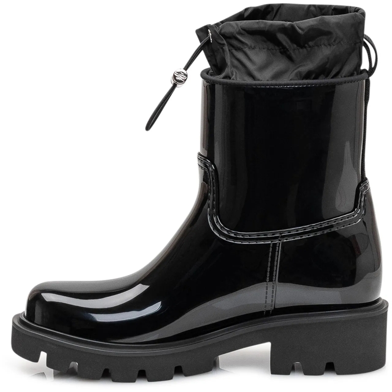 Moncler Stiefel Stivale da Pioggia Kickstream con Suola Carrarmato schwarz(Image 4)