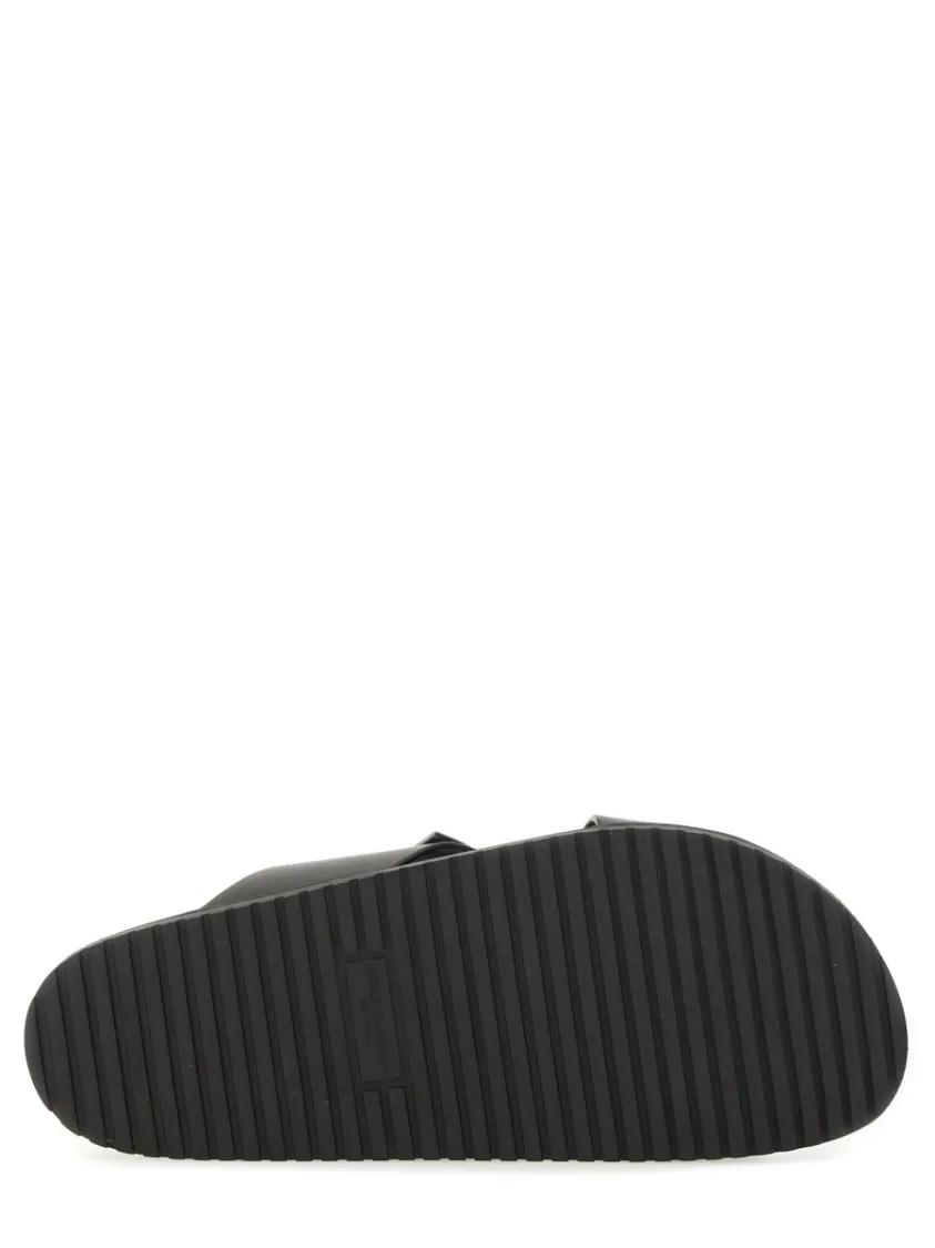 Thumbnail - Dolce&Gabbana Loafer - Calfskin Sandal With Cross-Over Straps - Gr. 42 (EU) - in Schwarz - für Damen