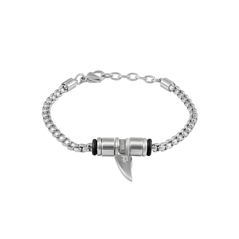 Police Armband Armband Serrator- Herrenarmband- Farbe: silber silber