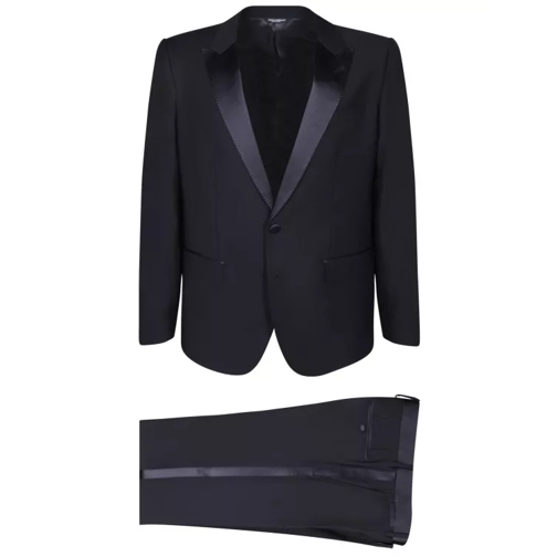Dolce&Gabbana Wool Suit Black 