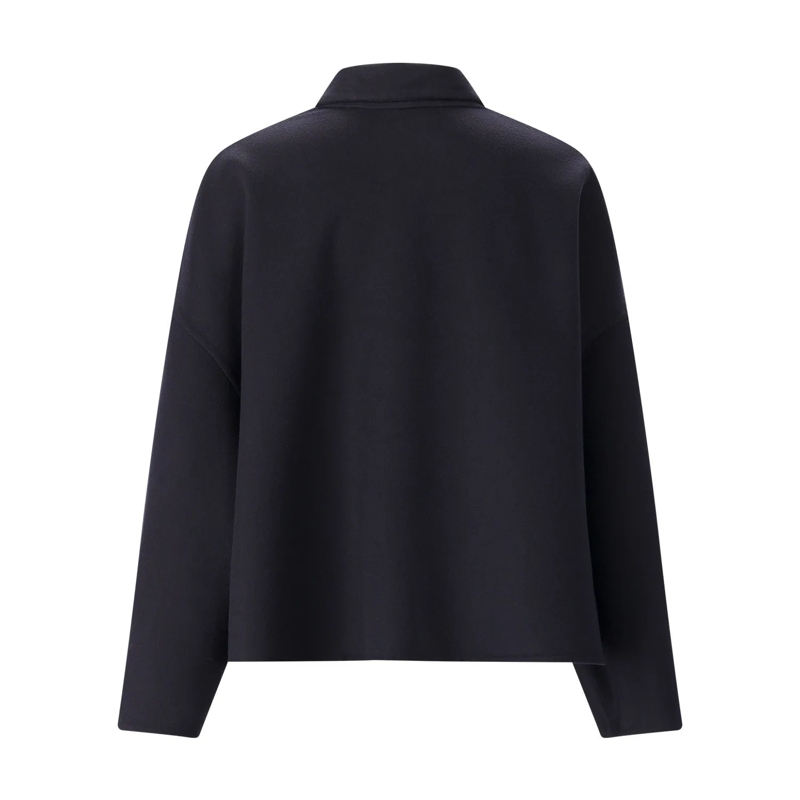 Fabiana Filippi Doudoune Jacke aus Merinowolle blau(Image 2)
