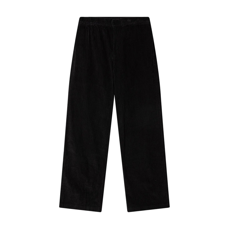 Lacoste Pantalon Cordhose aus Baumwolle schwarz