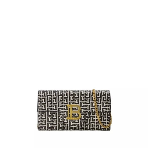 Balmain B-Buzz Wallet On Chain - Leather - Ivory White Cross body-väskor