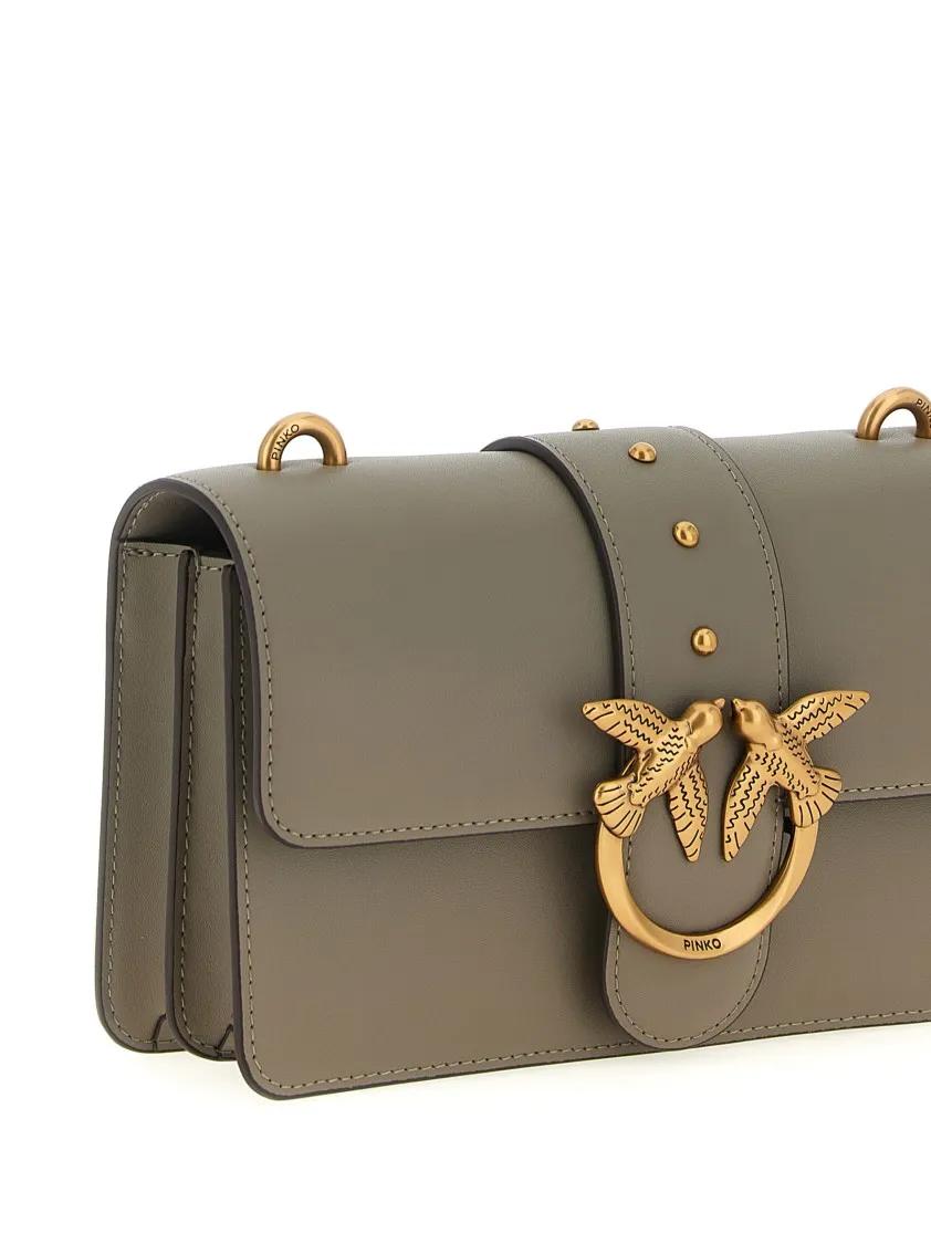 Pinko Crossbody bags Love One Mini St. Cl in grijs