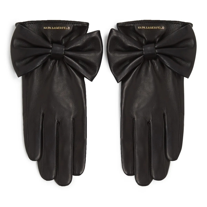 Karl Lagerfeld Handschuhe KARL STUDIO HANDSCHUHE MIT SCHLEIFE schwarz