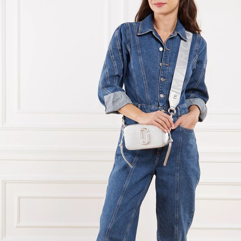 Marc Jacobs Crossbody Bag The Snapshot Silver(Image 2)